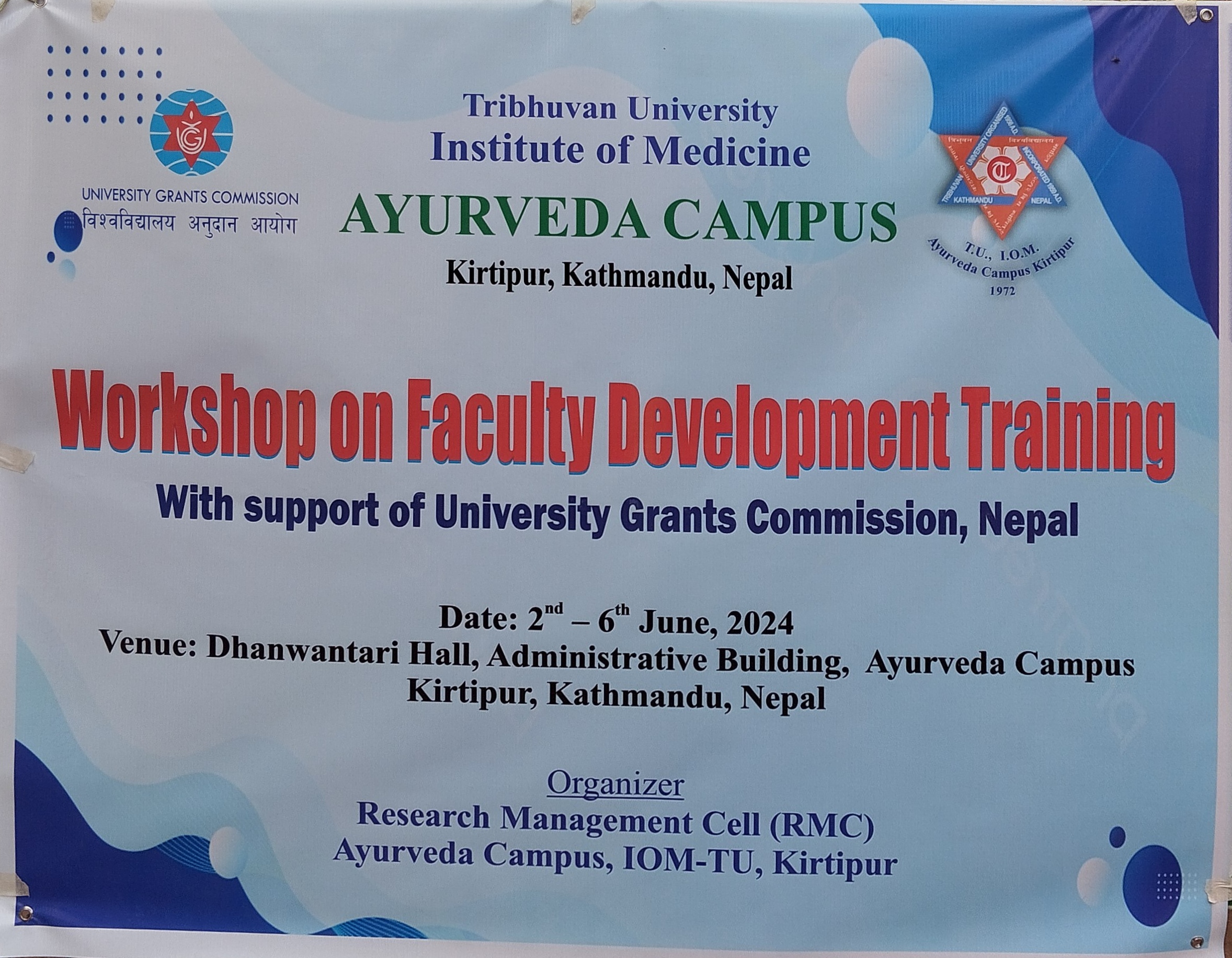Workshop on Faculty Development Training