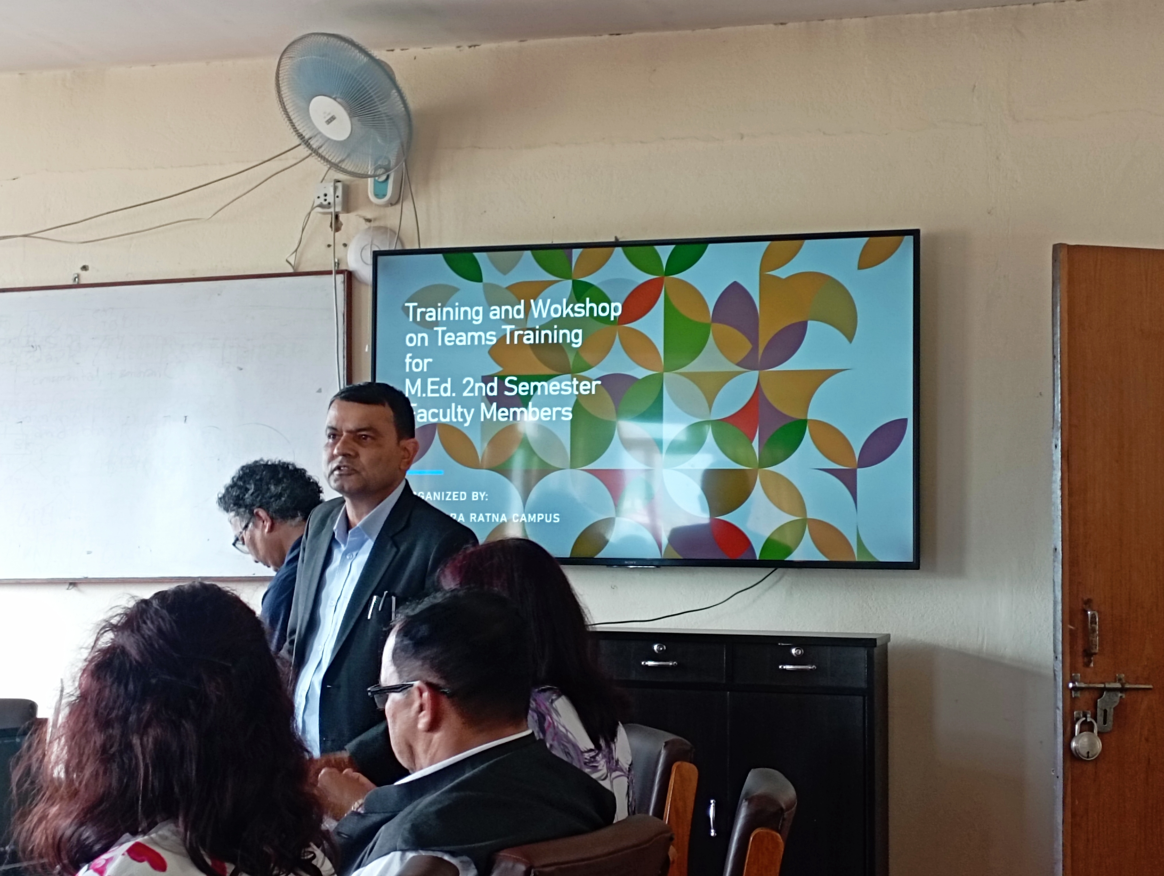 Training and Workshop on Teams Training for M.ed 2nd semester faculty members