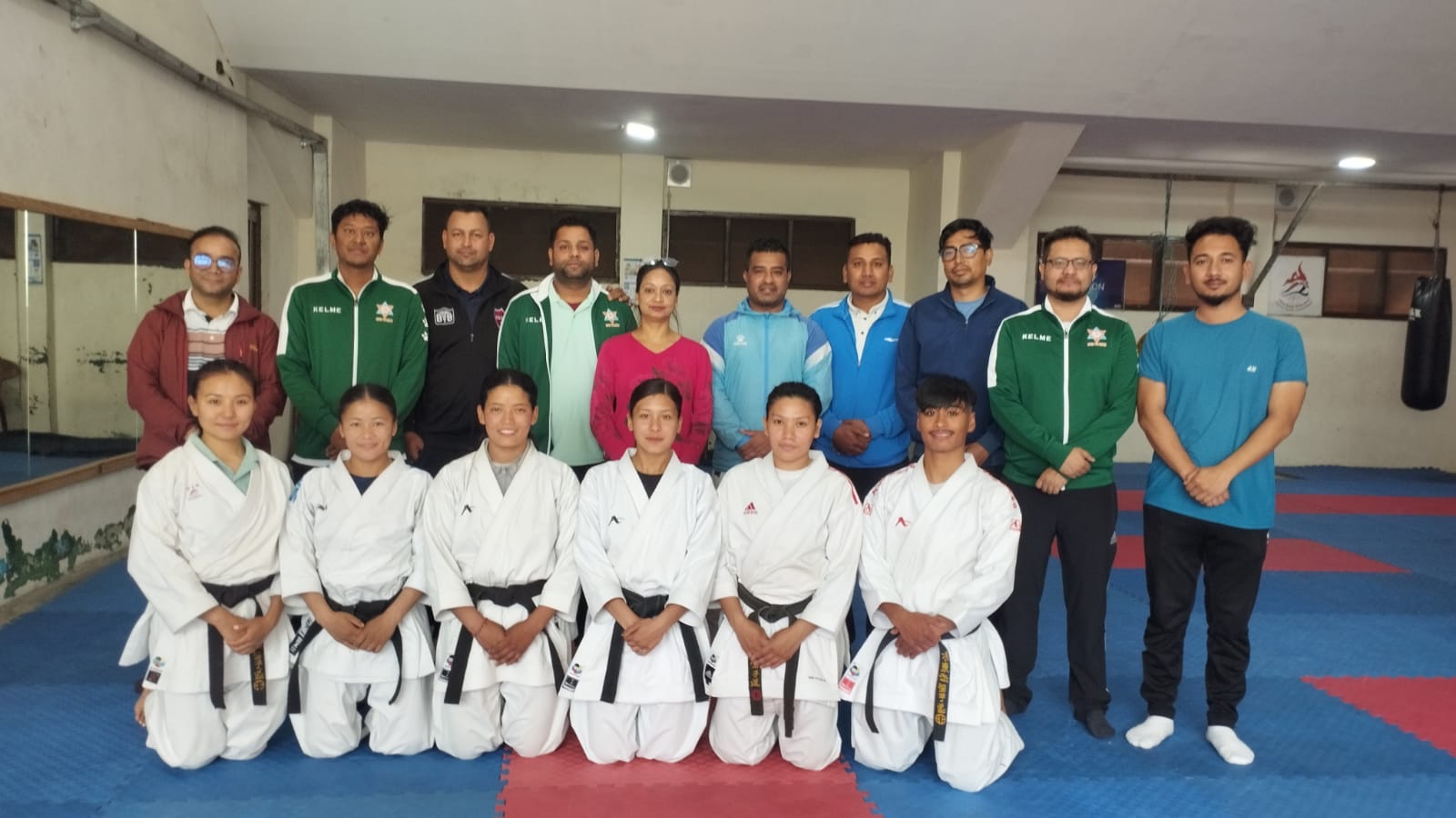 karate practical field analysis session by 7th batch students