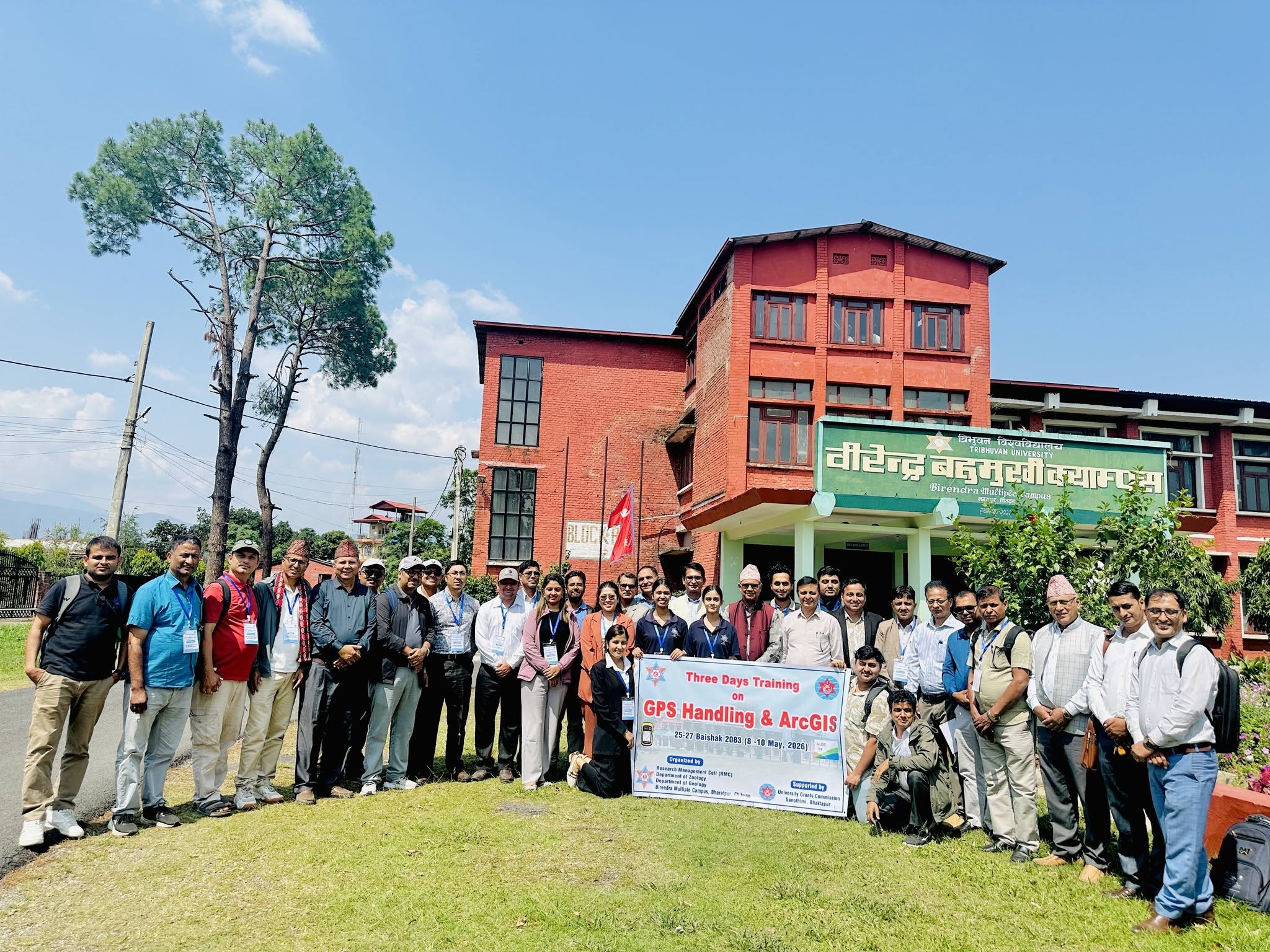 Three Days Training on GPS Handling and ArcGIS