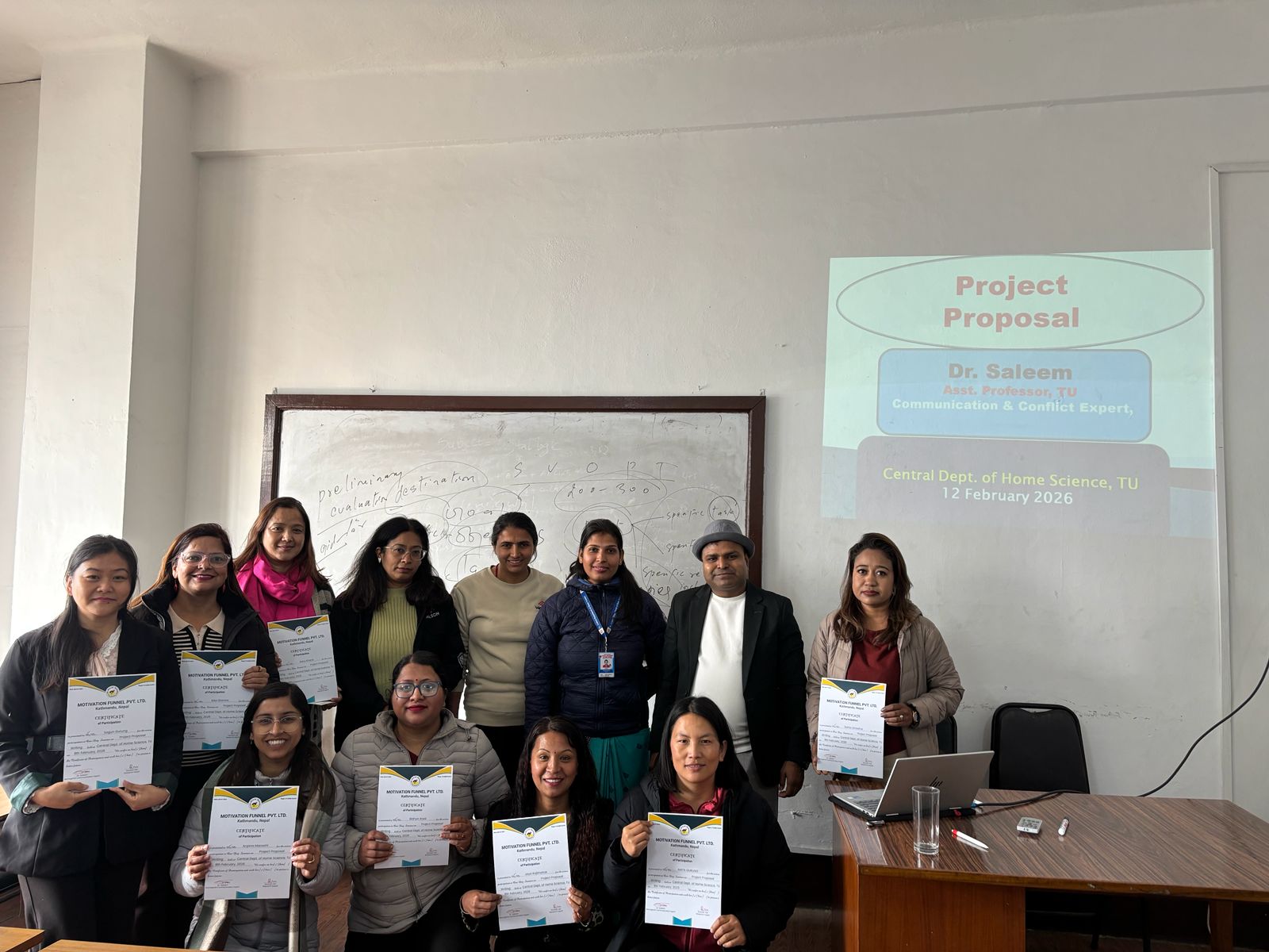 Project Proposal Writing Workshop with Dr. Salim Khan