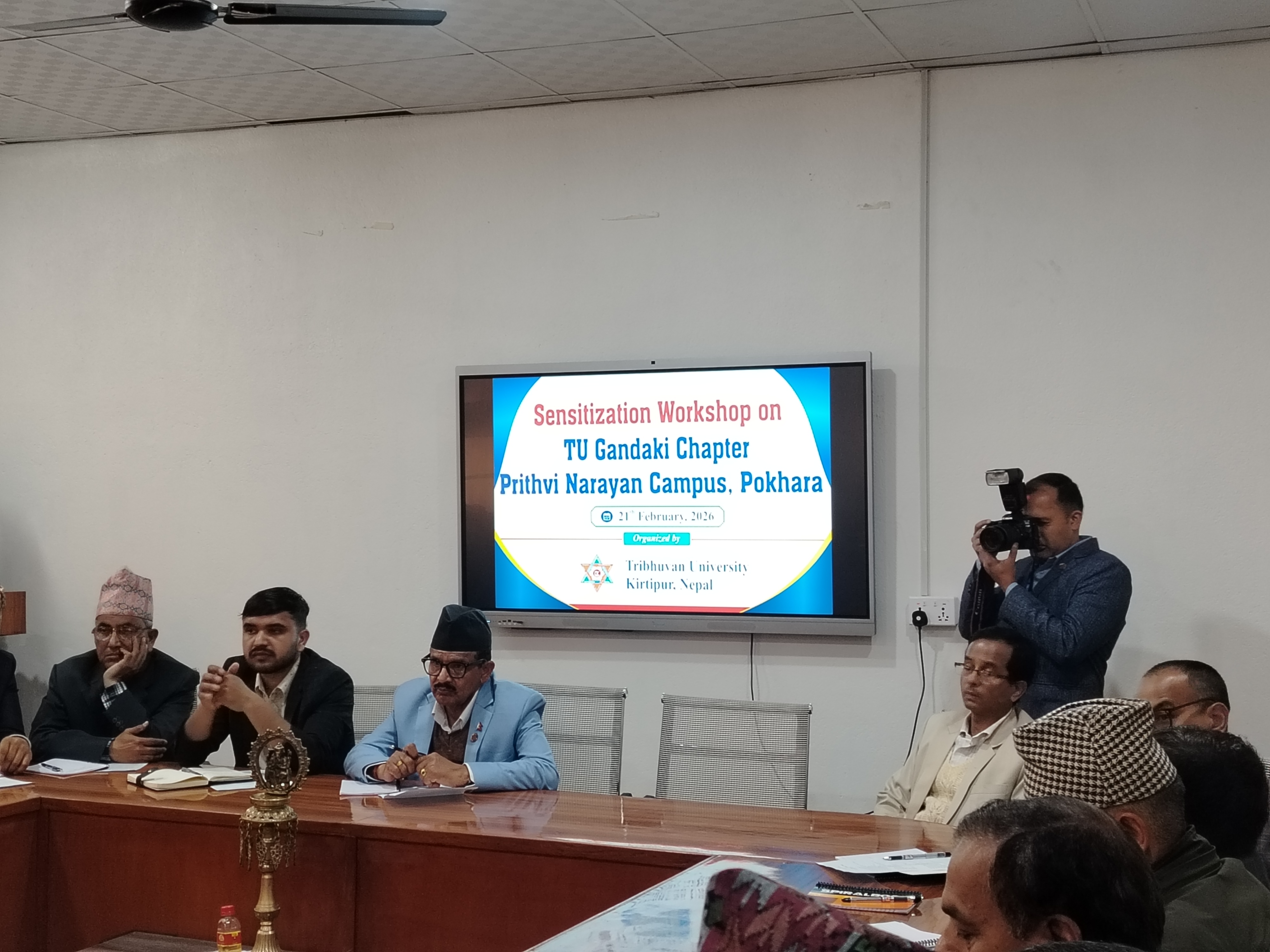 Sensitization Workshop On TU Gandaki Chapter Prithvi Narayan Campus