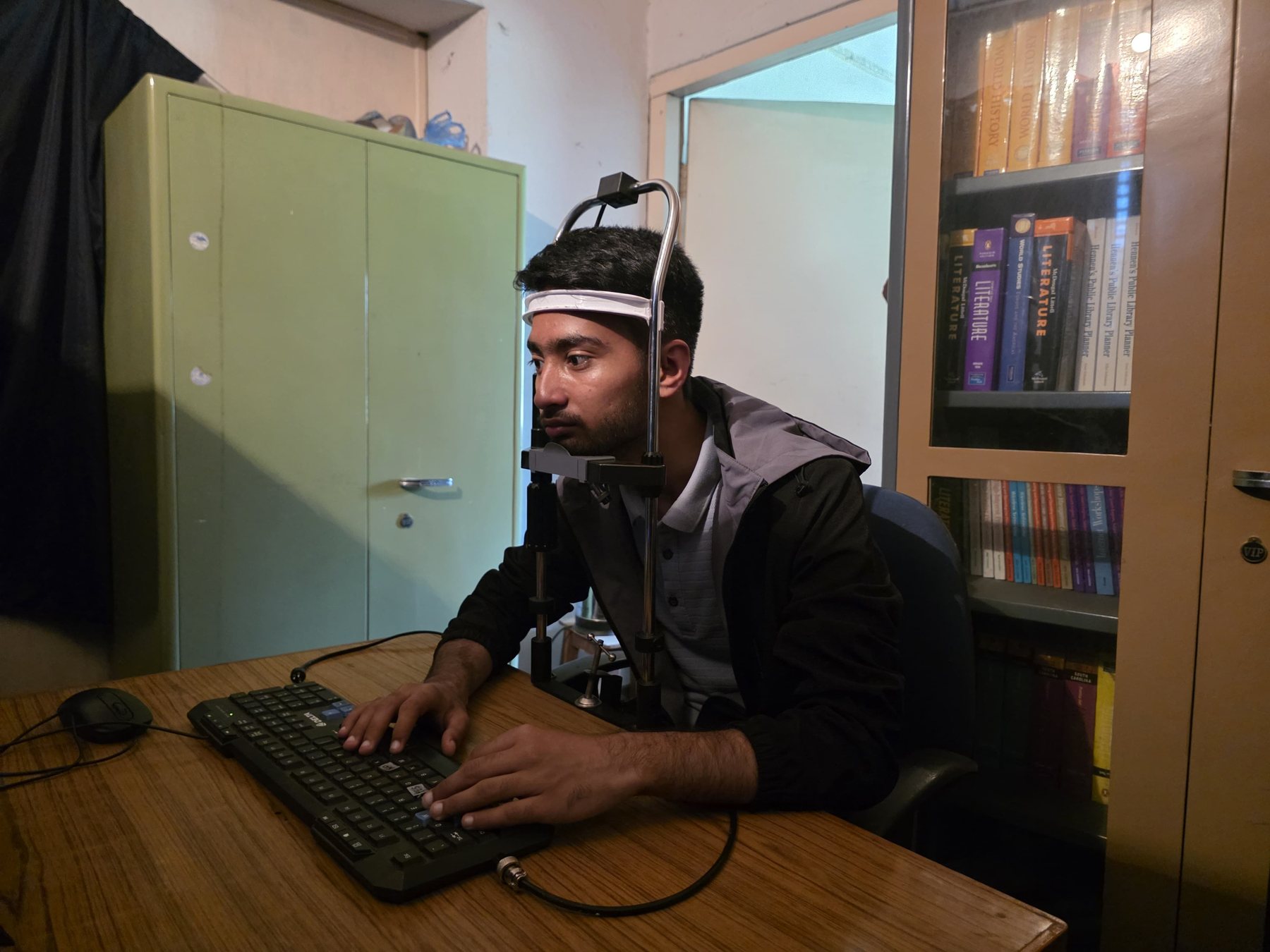 Front view of eye-tracking research at CSPL