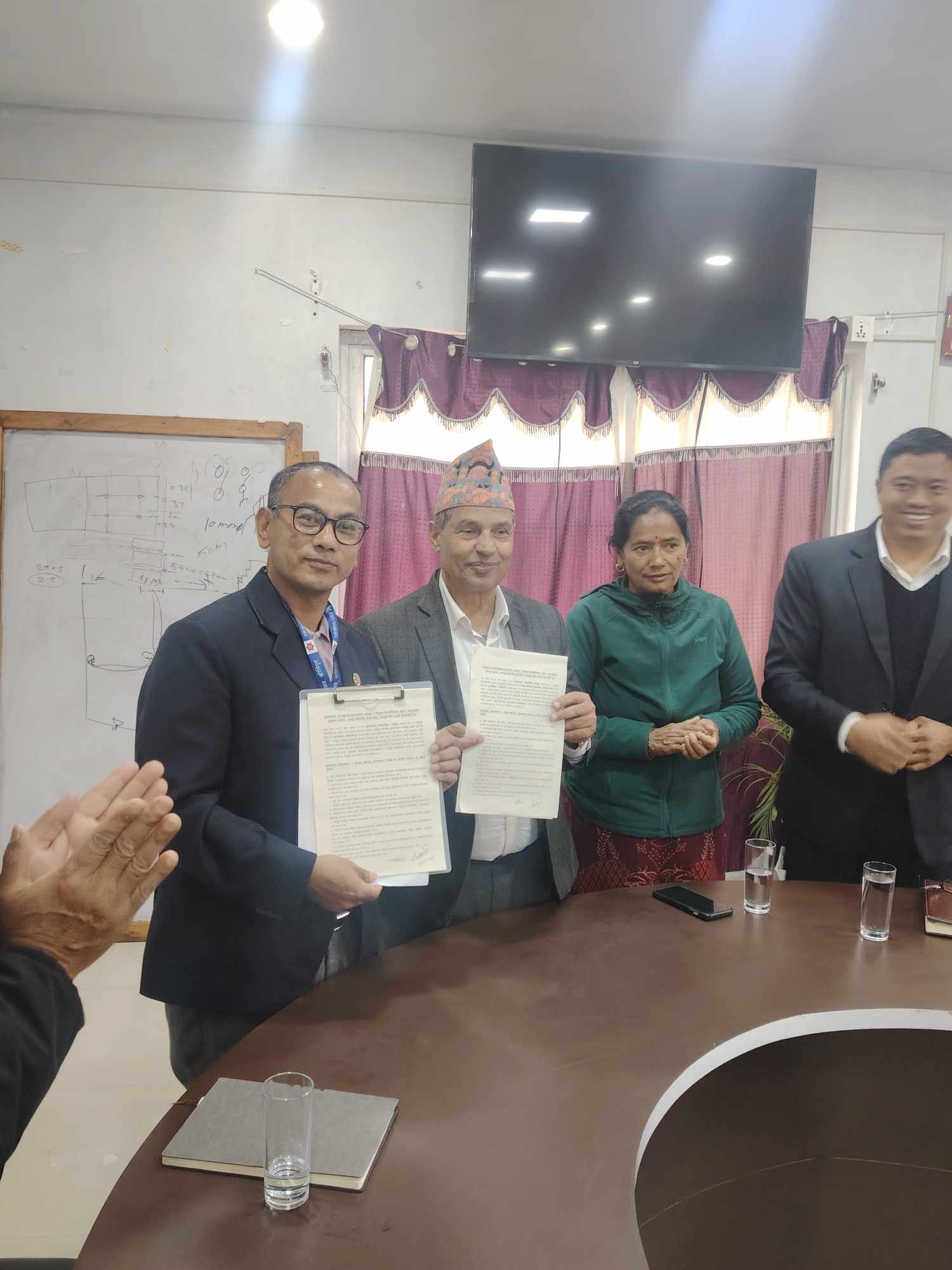 Contract with Sundarbazar Municipality