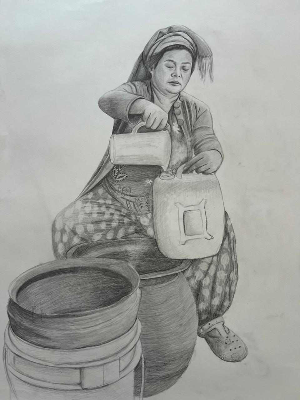 Forth Year Student Painting